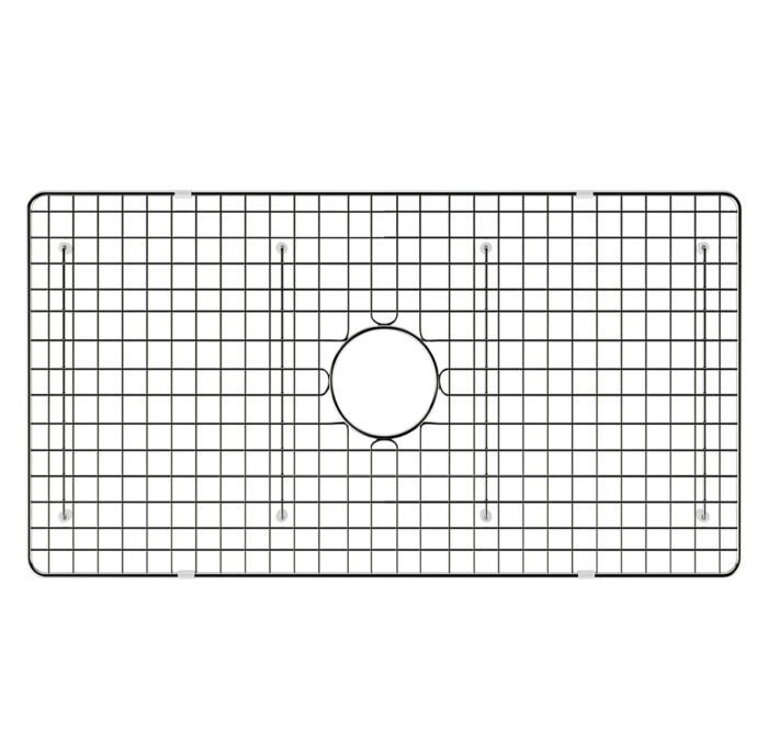 Ruvati Stainless Steel Bottom Rinse Grid Replacement for RVL2300WH Fireclay Kitchen Sink - RVA623009