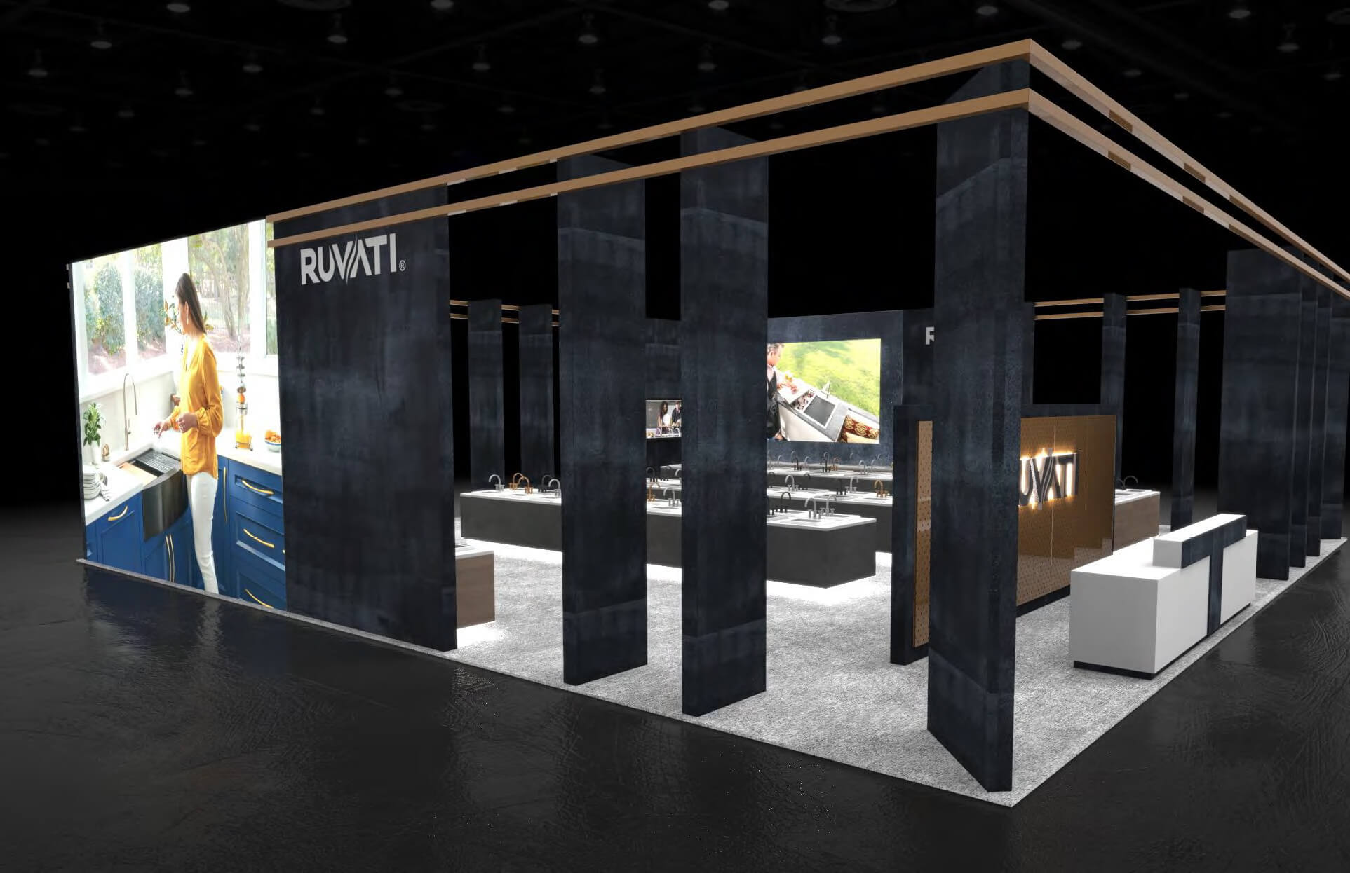 2023 booth render 1 Experience Ruvati at KBIS 2023