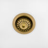 Ruvati Kitchen Sink Strainer Drain Assembly - Brass / Gold Tone Stainless Steel - RVA1022GG