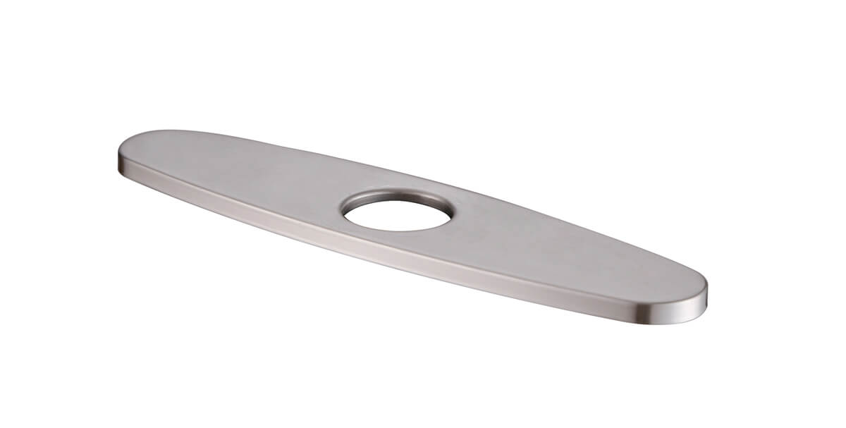 Ruvati Kitchen Faucet Hole Cover 10" Deck Plate - Stainless Steel - RVA1029ST