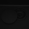 Ruvati Drain Cover for Composite Kitchen Sink and Garbage Disposal - Matte Black - RVA1034BK