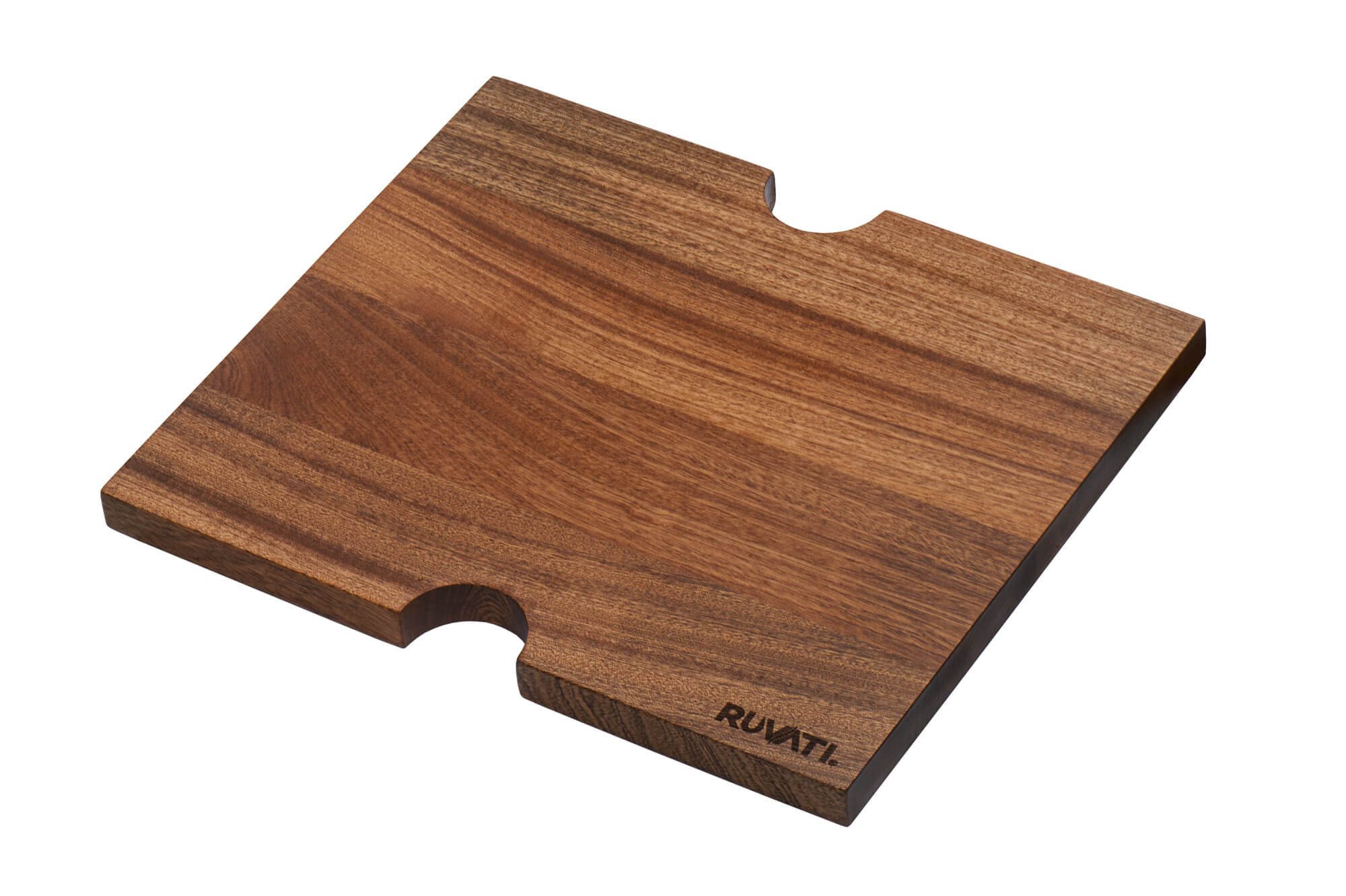 Ruvati 13 x 11 inch Solid Wood Replacement Cutting Board for RVH8215 and RVQ5215 workstation sinks - RVA1215