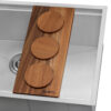 Ruvati Condiment Tray 3 Bowl Serving Board for Workstation Sinks (complete set) - RVA1377 Ruvati Condiment Tray 3 Bowl Serving Board for Workstation Sinks (complete set) - RVA1377