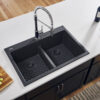 Black Colored Kitchen Sink