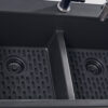 Ruvati Silicone Bottom Grid Sink Mat for RVG1385 and RVG2385 Sinks - Black - RVA41385BK