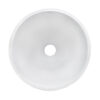 Ruvati 12 inch Bathroom Vessel Sink Round White Circular Above Counter Porcelain Ceramic - RVB0312