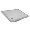 Ruvati 18 x 13 inch Undermount Bathroom Sink Biscuit Rectangular Porcelain Ceramic with Overflow - RVB0720BC
