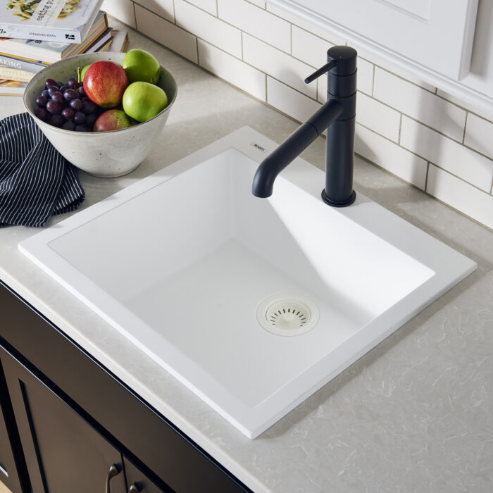 Arctic White Granite Kitchen Sink