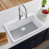 White Granite Kitchen Sink Drop-in