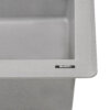Ruvati 33 x 22 inch epiGranite Drop-in Topmount Granite Composite Single Bowl Kitchen Sink - Urban Gray - RVG1033GR