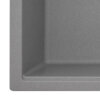 Ruvati 33 x 22 inch epiGranite Drop-in Topmount Granite Composite Single Bowl Kitchen Sink - Silver Gray - RVG1080GR