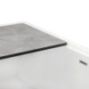 Ruvati 33-inch Matte White Granite Farmhouse Workstation Apron-front Composite Kitchen Sink - RVG1533WH