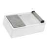 Ruvati 33-inch Matte White Granite Farmhouse Workstation Apron-front Composite Kitchen Sink - RVG1533WH