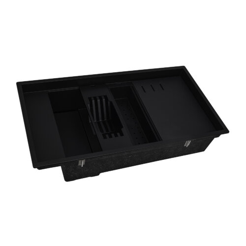 Black Granite Single Bowl Sink