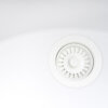 Ruvati 18 x 34 inch Granite Composite Workstation Kitchen Sink epiGranite Dual Mount Single Bowl - White - RVG1650WH