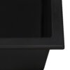 Ruvati 23 x 17 inch Granite Composite Undermount Single Bowl Kitchen Sink - Midnight Black - RVG2023BK