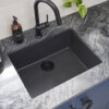 Black Granite Single Bowl Sink