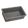 Ruvati 32 x 19 inch epiGranite Undermount Granite Composite Single Bowl Kitchen Sink - Urban Gray - RVG2033UG
