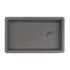 Ruvati 32 x 19 inch epiGranite Undermount Granite Composite Single Bowl Kitchen Sink - Urban Gray - RVG2033UG