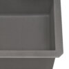 Ruvati 32 x 19 inch epiGranite Undermount Granite Composite Single Bowl Kitchen Sink - Urban Gray - RVG2033UG