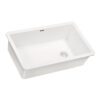 Ruvati 32 x 19 inch epiGranite Undermount Granite Composite Single Bowl Kitchen Sink - Arctic White - RVG2033WH