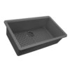 Ruvati 32 x 19 inch Granite Composite Undermount Single Bowl Kitchen Sink - Urban Gray - RVG2080UG