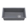 Ruvati 33-inch Undermount Workstation Granite Composite Kitchen Sink Urban Gray - RVG2302UG