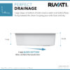 Ruvati 33-inch Granite Composite Workstation Undermount Kitchen Sink Single Bowl White - RVG2302WH Ruvati 33-inch Granite Composite Workstation Undermount Kitchen Sink Single Bowl White - RVG2302WH