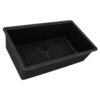 Ruvati 33-inch Undermount Workstation Granite Composite Kitchen Sink Matte Black - RVG2306BK