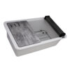 Ruvati 30-inch Granite Composite Workstation White Dual Mount Kitchen Sink - RVG2310WH