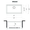Ruvati 33-inch epiRock Workstation Warm White Undermount Kitchen Sink - RVG2325WB Ruvati 33-inch epiRock Workstation Warm White Undermount Kitchen Sink - RVG2325WB