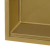 Ruvati 33 inch Polished Brass Matte Gold Workstation Drop-in Topmount Kitchen Sink Single Bowl - RVH5003GG