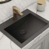 Gunmetal Black Stainless Steel Bathroom Sink