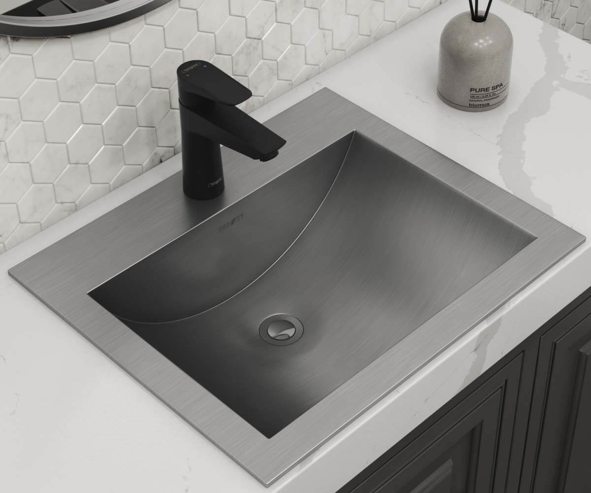 Brushed Stainless Steel Drop-in Sink