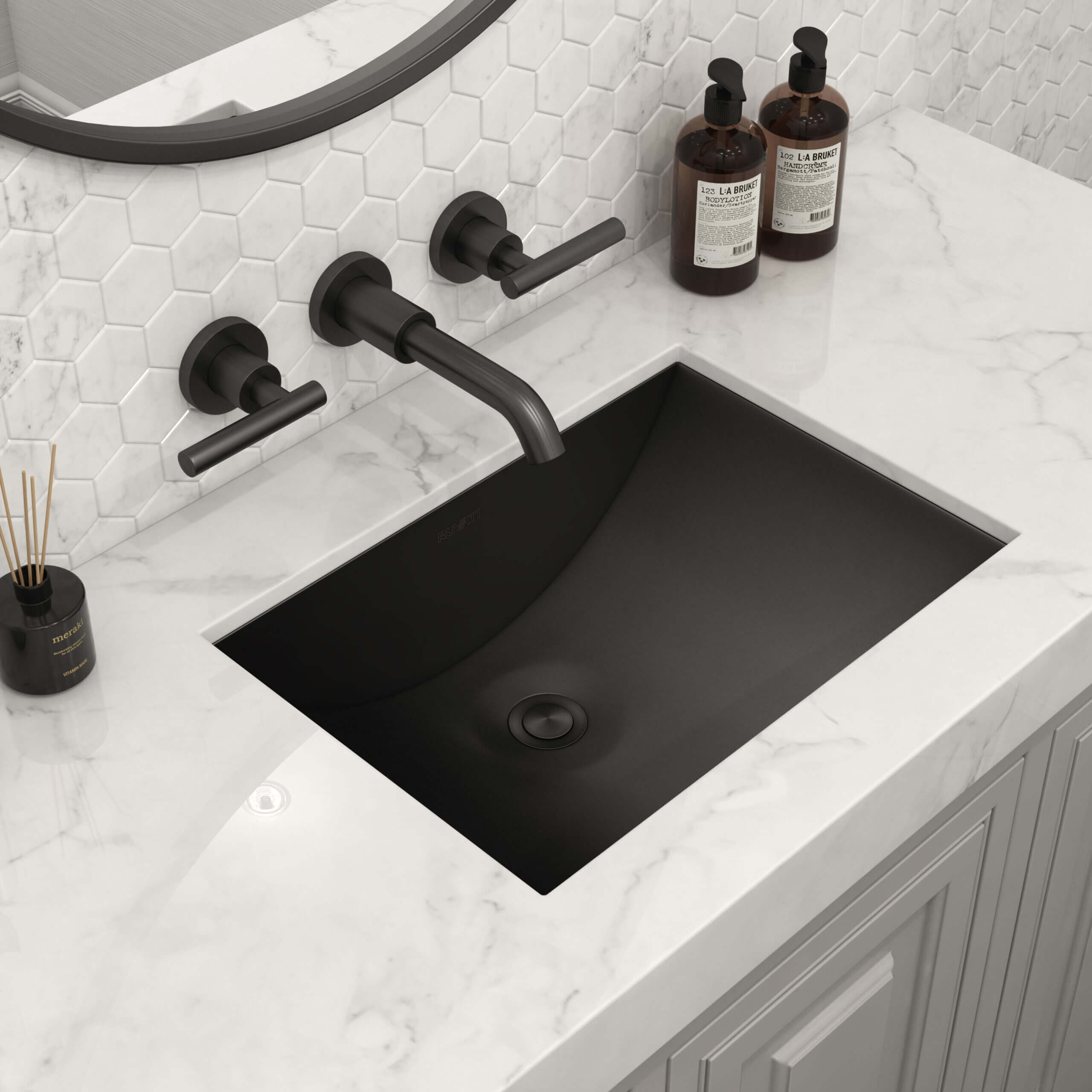 Gunmetal Black Stainless Undermount Sink
