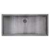 Ruvati 30 x 14 inch Brushed Stainless Steel Rectangular Bathroom Sink Undermount - RVH6120ST