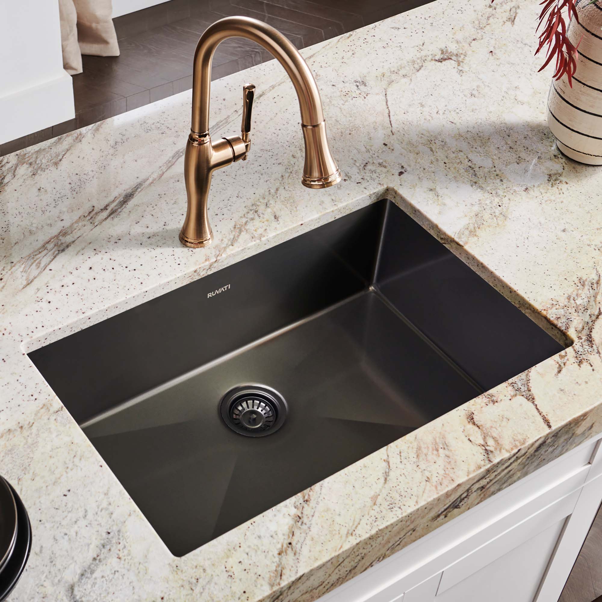 Black Kitchen Stainless Steel Sink
