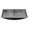 Brushed Stainless Steel Bathroom Sink