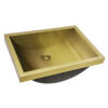 Gold Semi-Recessed Sink