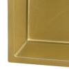 Ruvati 33-inch Undermount Satin Brass Matte Gold Stainless Steel Kitchen Sink 16 Gauge Single Bowl - RVH6433GG