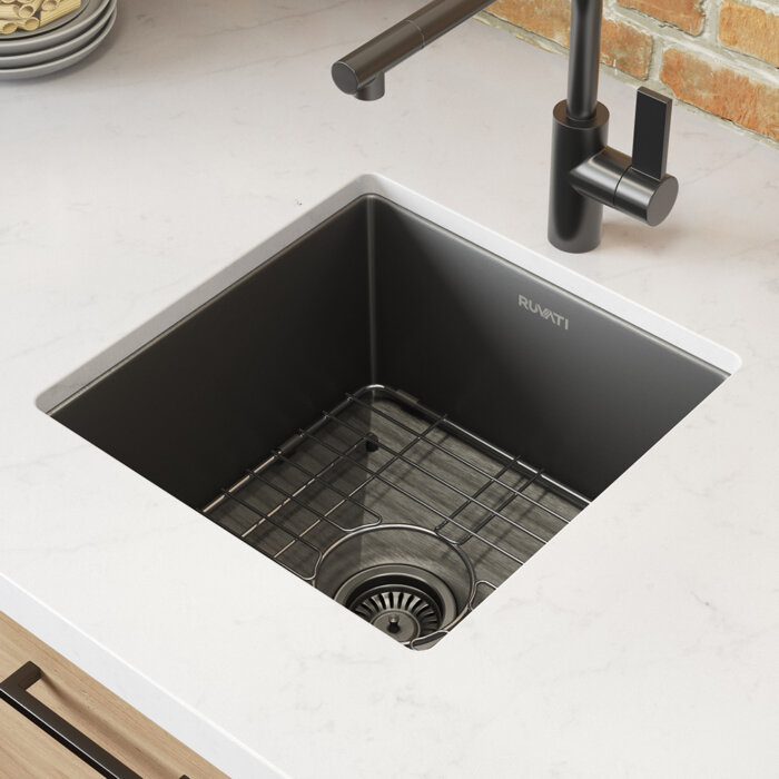 Gunmetal Black Undermount Bar Sink