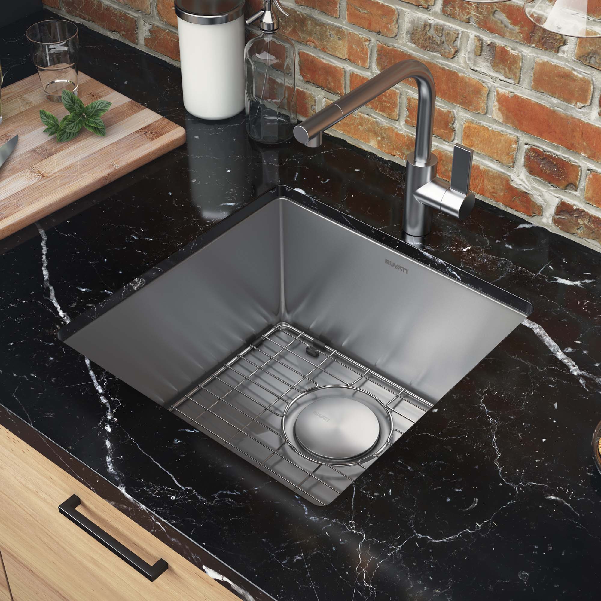 Single Bowl Stainless Steel Sink Undermount