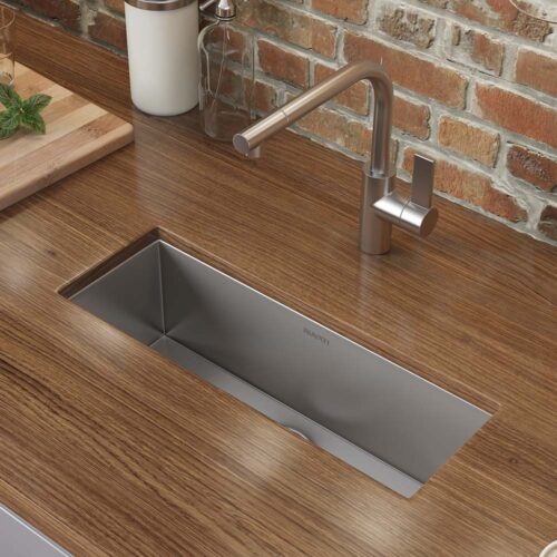 Stainless Steel Narrow Trough Undermount Sink
