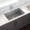 Ruvati 32-inch Undermount 16 Gauge Rounded Corners Kitchen Sink Stainless Steel Single Bowl - RVH7400 Ruvati 32-inch Undermount 16 Gauge Rounded Corners Kitchen Sink Stainless Steel Single Bowl - RVH7400