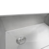 Ruvati 27-inch Slope Bottom Offset Drain Undermount Kitchen Sink Single Bowl Stainless Steel - RVH7470