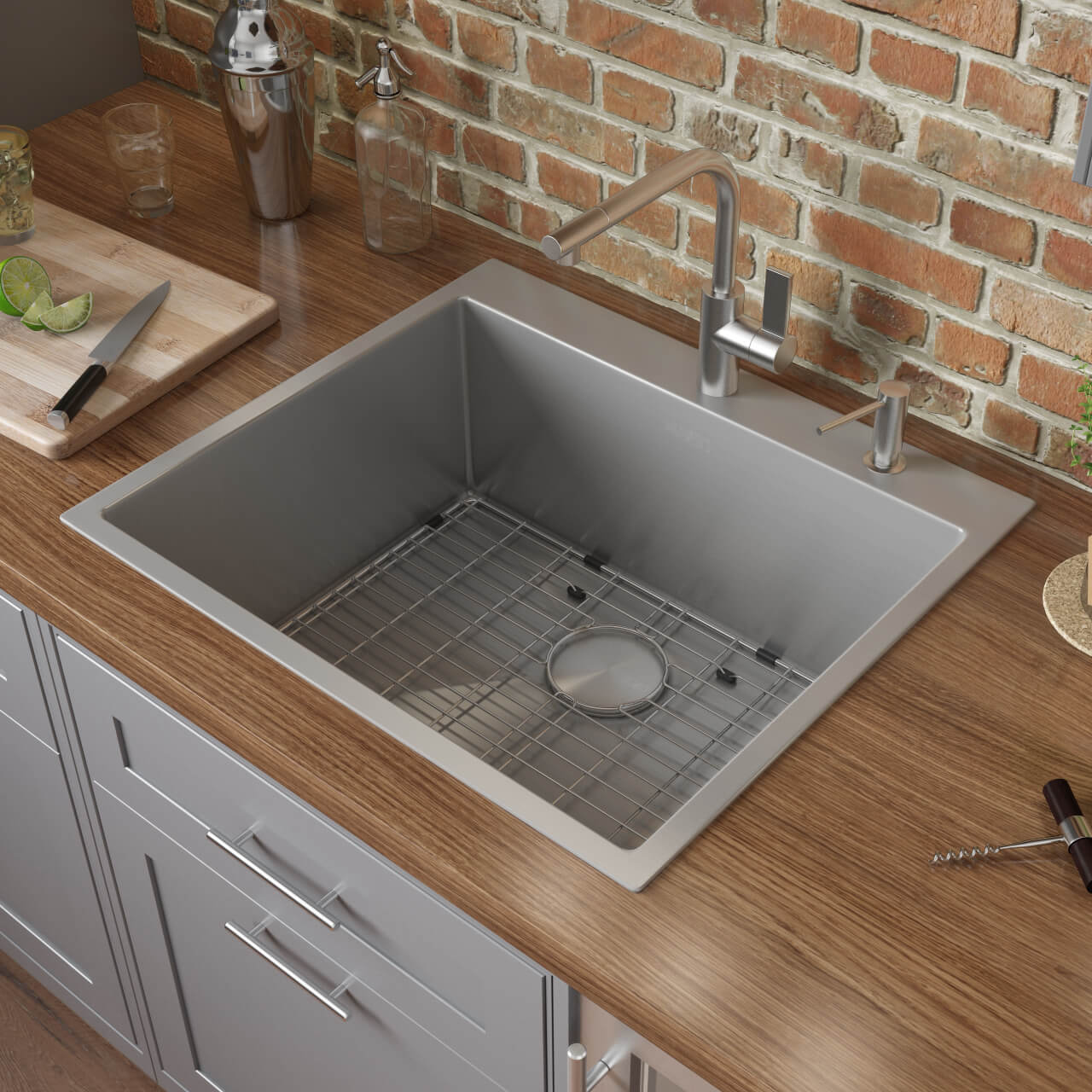 Rounded Corners Sink Stainless Steel