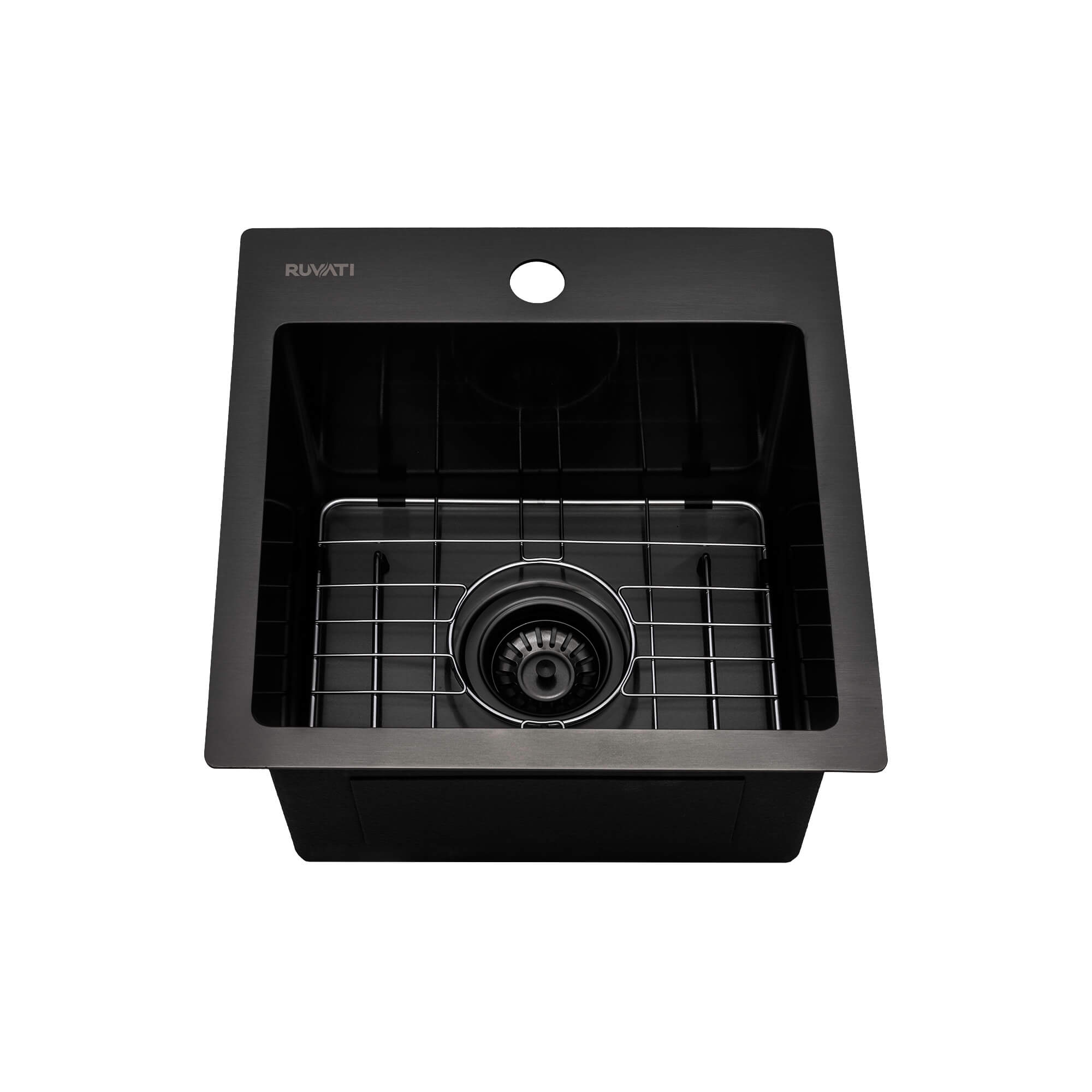 Drop-in Gunmetal Black Prep Sink