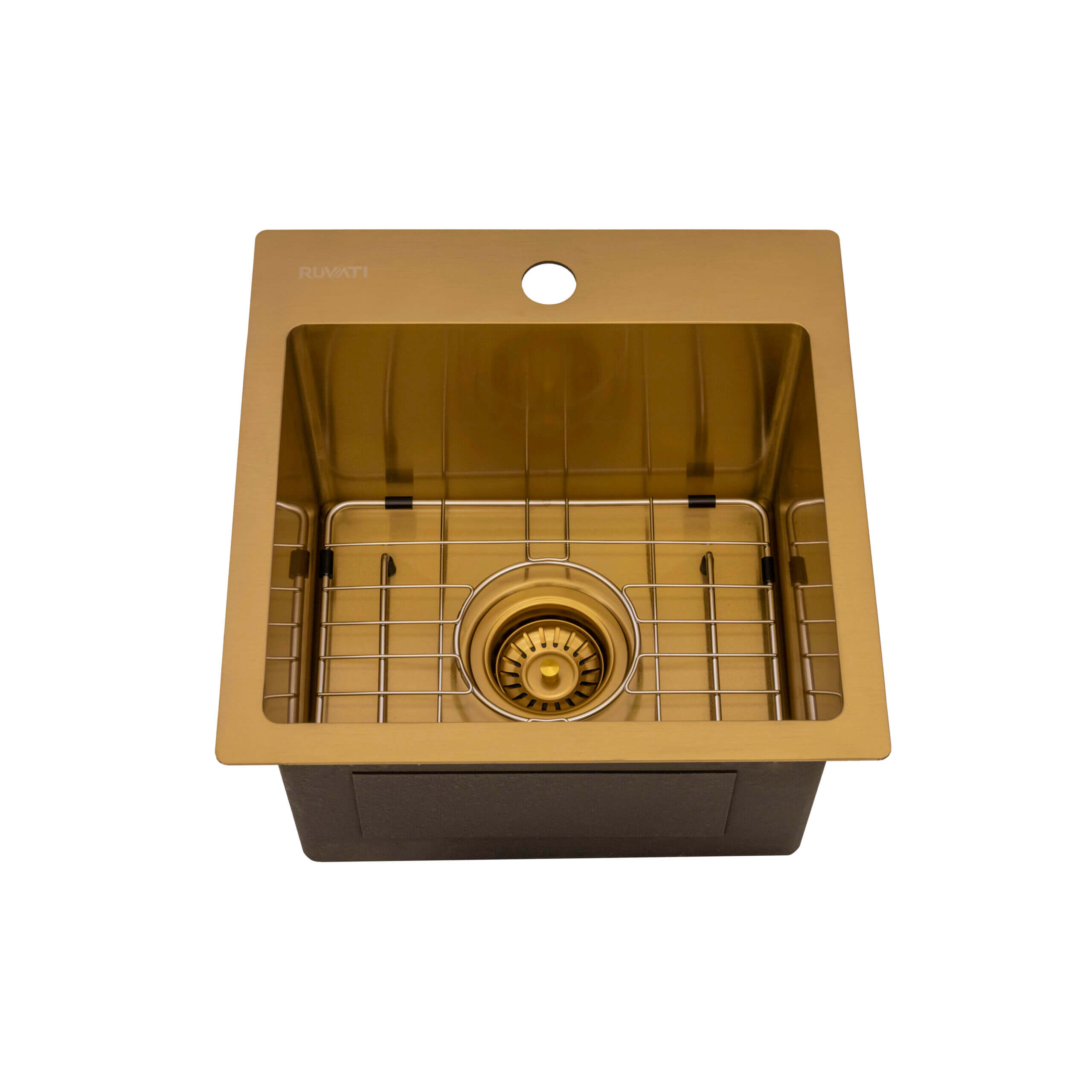 Drop-in Matte Gold Bar Prep Sink