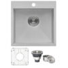 Ruvati 18 x 18 inch Drop-in Topmount Bar Prep Sink 16 Gauge Stainless Steel Single Bowl - RVH8118 Ruvati 18 x 18 inch Drop-in Topmount Bar Prep Sink 16 Gauge Stainless Steel Single Bowl - RVH8118