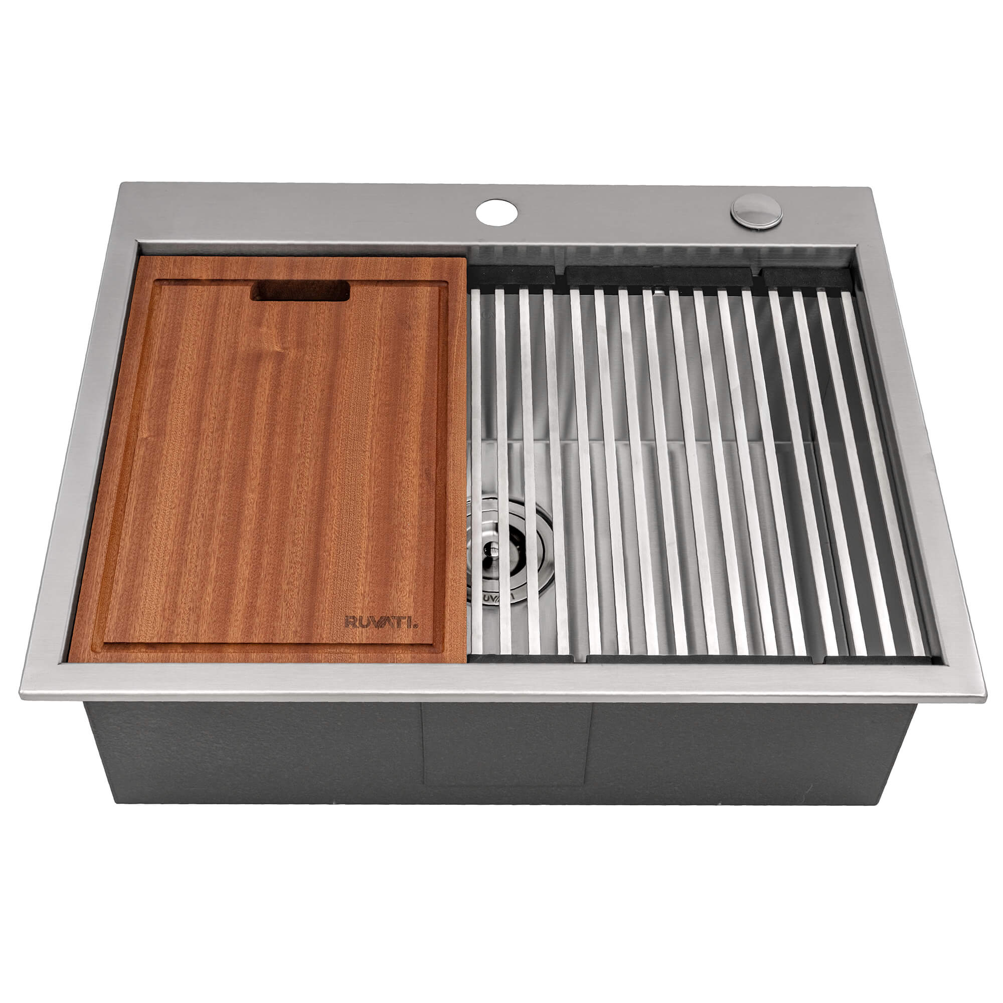 Workstation Drop-in Kitchen Sink